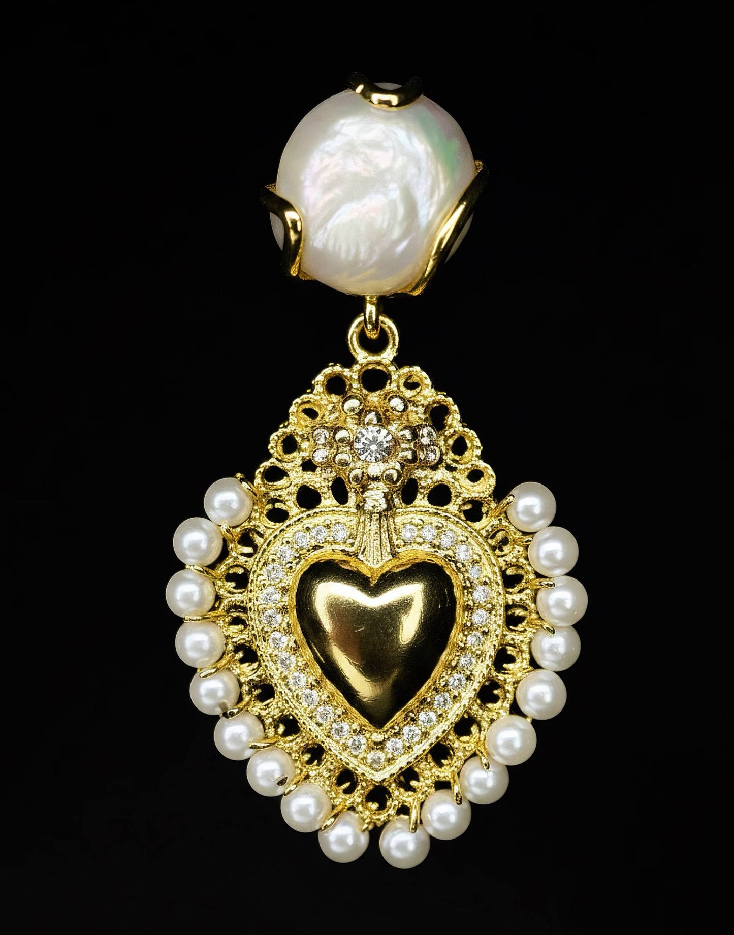 Orecchini Sacro Cuore